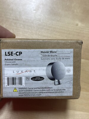 Luxart Universal Shower Elbow Polished Chrome LSE-CP