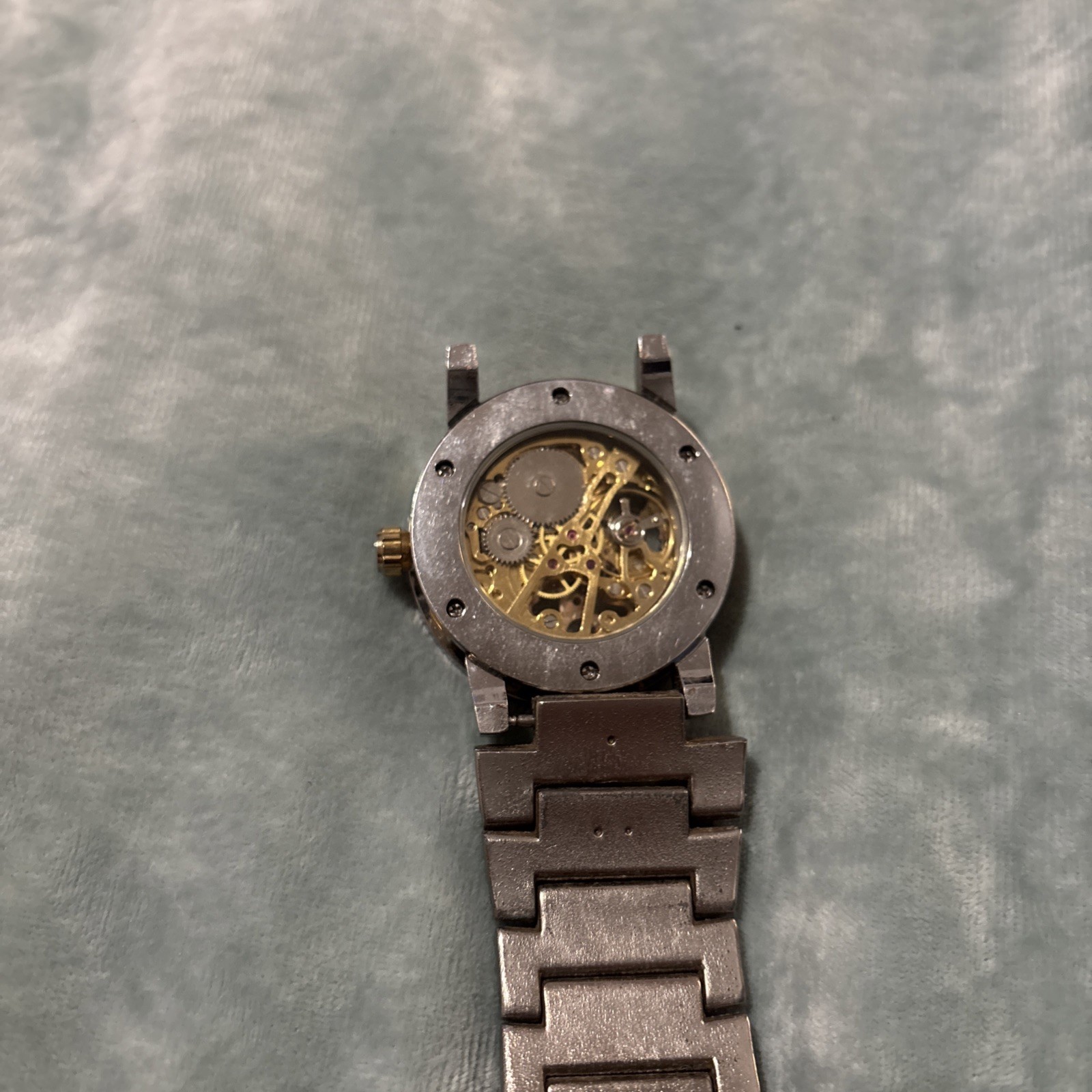 Winner Transparent Mechanical Skeleton Watch Men'… - image 6