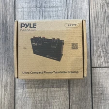 Pyle Phono Turntable Preamp Mini Electronic Audio Stereo Phonograph Preamplifier
