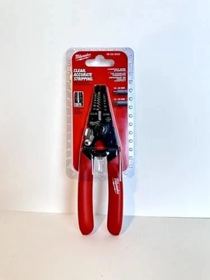 Milwaukee Tool 48-22-3043  Compact Dipped Grip Wire Stripper & Cutter NEW