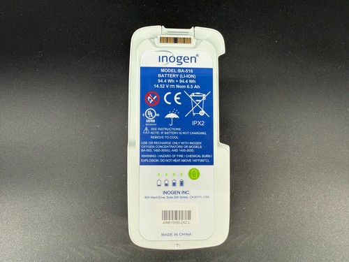 Used Inogen G5 Rove 6 OxyGo NEXT BA-516 16-Cell Battery 14.4V 6.5Ah Replacement