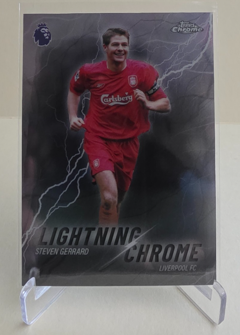 2025-26 TOPPS CHROME PREMIER LEAGUE STEVEN GERRARD LIGHTNING