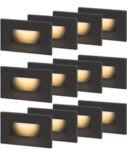 120V Dimmable LED Step Lights, 3000K/4000K/5000K Selectable, 3.5W 175lm...