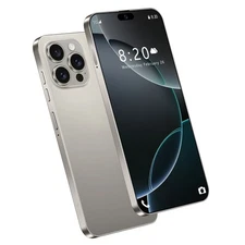 Cell Phone 15 Pro Max 5G 6.8" 128GB+4GB Unlocked Smartphone Android 13 5000mAh