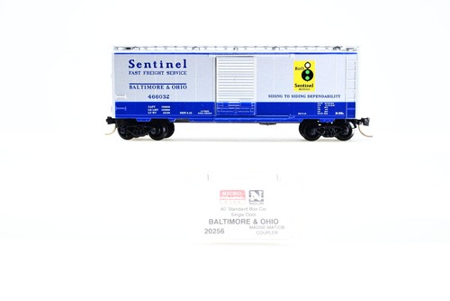 Micro Trains Spur N 20256 Baltimore & Ohio Sentinel Fast Freight Service #46603 | Zustand: Used