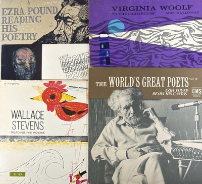 Poetry Vinyl LP Lot - 21 Albums Dylan Thomas Robert Frost Caedmon Records 1960s