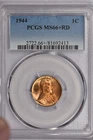 1944 Lincoln Cent PCGS MS66+RD