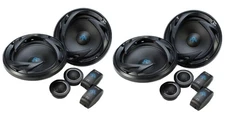 2 Pairs 6.5" 600w Component Car Speakers Set