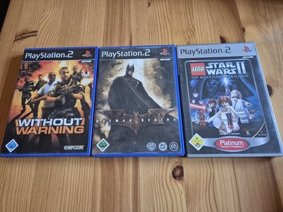 Batman Begins + Lego Star Wars II + Without Warning Playstation 2