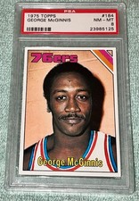 1975 Topps George McGinnis #184 *** PSA-8 (NM-MT) *** “Great Looking Card!” ***