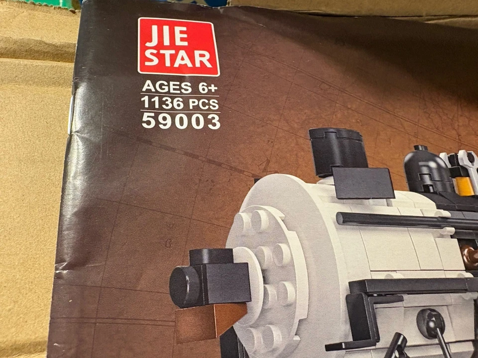 JIESTAR 59003 CN 5700 Steam Train 6355 Count NEW - Image 2 of 4