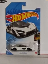 🔥🔥🔥Hot Wheels McLaren Senna White HW Night Burnerz H27🔥🔥🔥 B18