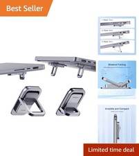 Versatile Laptop Stand with Adjustable Heights and Enhanced Airflow for Cooling