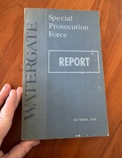 RARE! Watergate Special Prosecution Force Report October 1975