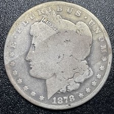 1878-CC Morgan Silver Dollar $1 Low Grade Carson City AG About Good