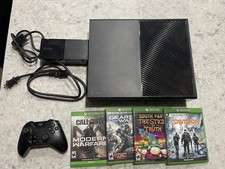 Microsoft Xbox One X 500GB Black Console HDMI COMPLETE w 4 Games - Tested Works