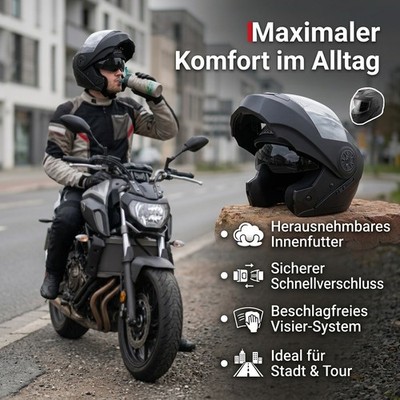Modularhelm Quadhelm Klapphelm Integralhelm Rollerhelm Motorradhelm Anti-Fog