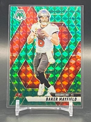 2025 Panini Mosaic Baker Mayfield Green Mosaic Prizm #82 Tampa Bay Buccaneers