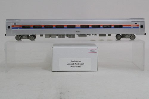 Pintura Bachmann escala HO Amtrak AmCoach #60 #21853 coche de pasajeros fase I | Condition: Used