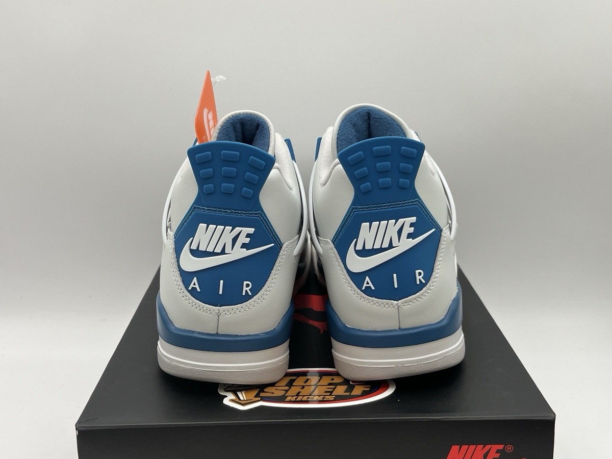 DS New Nike Air Jordan Retro 4 Military Blue 2024 Size 7.5 
