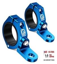 2 PCS UTV Whip Light Mounts, LED Light Bar Mounting Brackets, Blue
