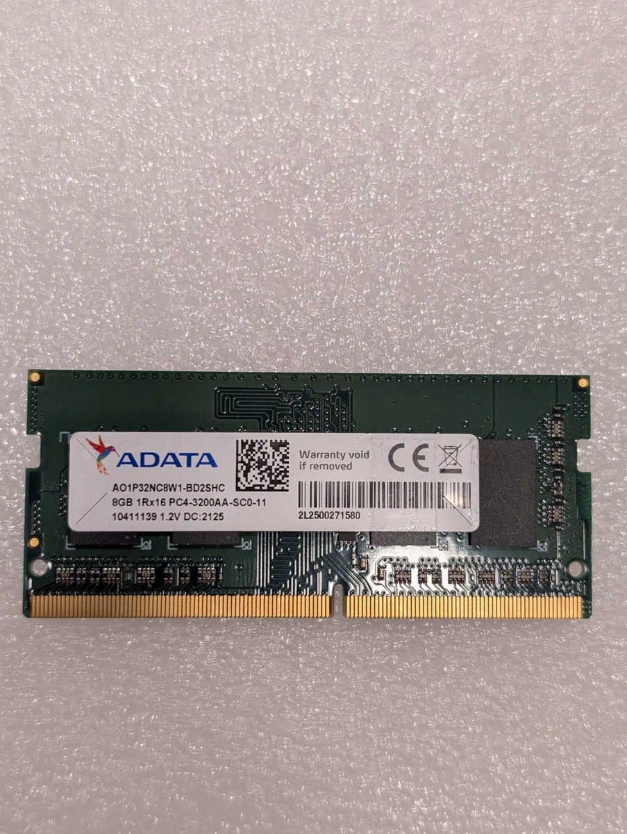 ADATA DDR4 SDRAM 8 GB Capacity per Module Memory (RAM) for sale | eBay