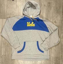 Champion UCLA Bruins Hoodie Mens 2XL Grey Blue Colorblock Streetwear NCAA