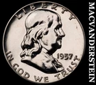 1957 Franklin Half Dollar - Choice Gem Proof  Lustrous  No Reserve  #J9790