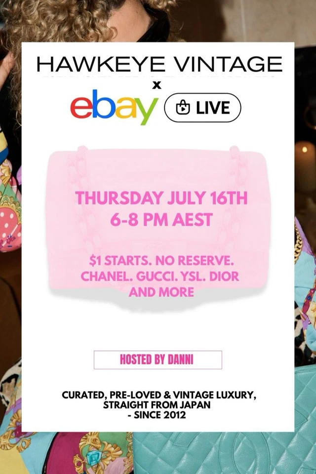 HAWKEYE VINTAGE | LUXURY DESIGNER BAGS | $1 STARTS | HOSTED BY DANNI