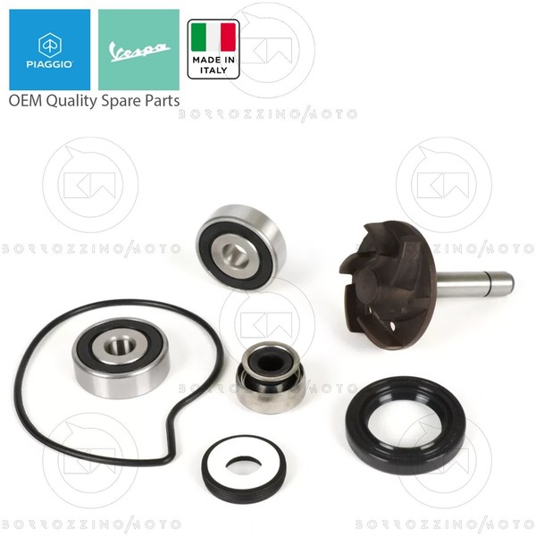 KIT Wasserpumpe OEM QualitÄT FÜR Aprilia Sportcity 200 2004 2005 2006-image