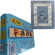 Kiwi Baby Blanket Teddy Bears Collection Child Soft Thick & Warm Blue