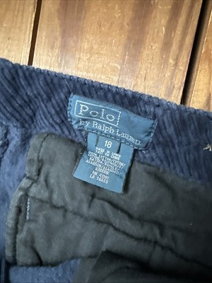 Vintage 90s Polo Ralph Lauren Navy Corduroy Pants Size 30x30 | eBay