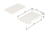 Bosch Filter, Innenraumluft 1 987 432 278 FüR Hyundai