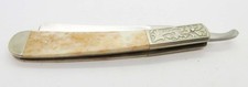 D52) OUTSTANDING RARE PARKER CUTLERY EAGLE BRAND IMPROVED STRAIGHT RAZOR