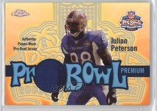 2003 Topps Chrome Pro Bowl Premium Jerseys Julian Peterson #PB-JP 1gt6