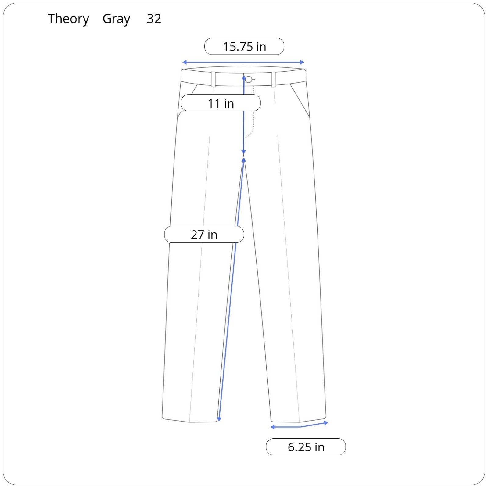 Theory Hunter Knowledge Flannel Wool Drawstring C… - image 3