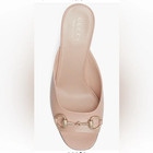 100% AUTH WOMEN GUCCI PINK NUDE PATENT LADY HORSEBIT SANDALS/HEELS EU 42/US 12 — photo 4