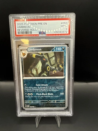 Umbreon #059 Pokeball Reverse Holo PSA 9 Mint Pokemon TCG  Prismatic Evolutions