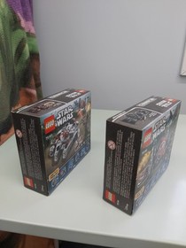 LEGO 75193 & 75194 Star Wars Millennium Falcon Tie Fighter Microfighters LOT NIB