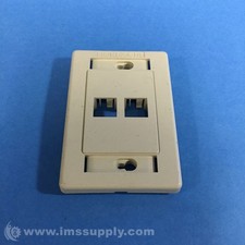 NORDX/CDT AX101432 Interface Plate 2 Port, Single Gang Flush USIP