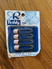 NEW VINTAGE REDDY DELUXE DIAPER PINS SET OF 4