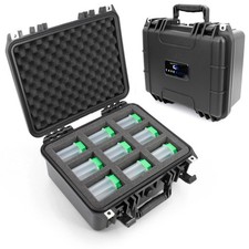 Estuche tubo moneda CASEMATIX Silver Eagle tiene capacidad para 18 tubos - Caja bloqueable impermeable