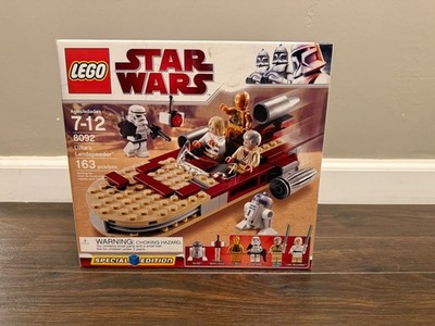 NEW AND UNOPENED BOX Lego Star Wars: Luke's Landspeeder (8092) - Retired Set