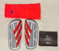 New Adidas Tiro League Shin Guards Compression Sleeves For Leg Protection Sz.L