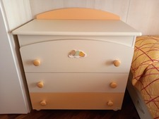 Cassettiera MIBB per cameretta bimba/bimbo