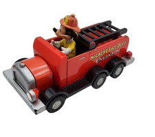 Vintage Disney Mickey Fire Truck Engine 71 Toy Vehicle   Classic Collectible