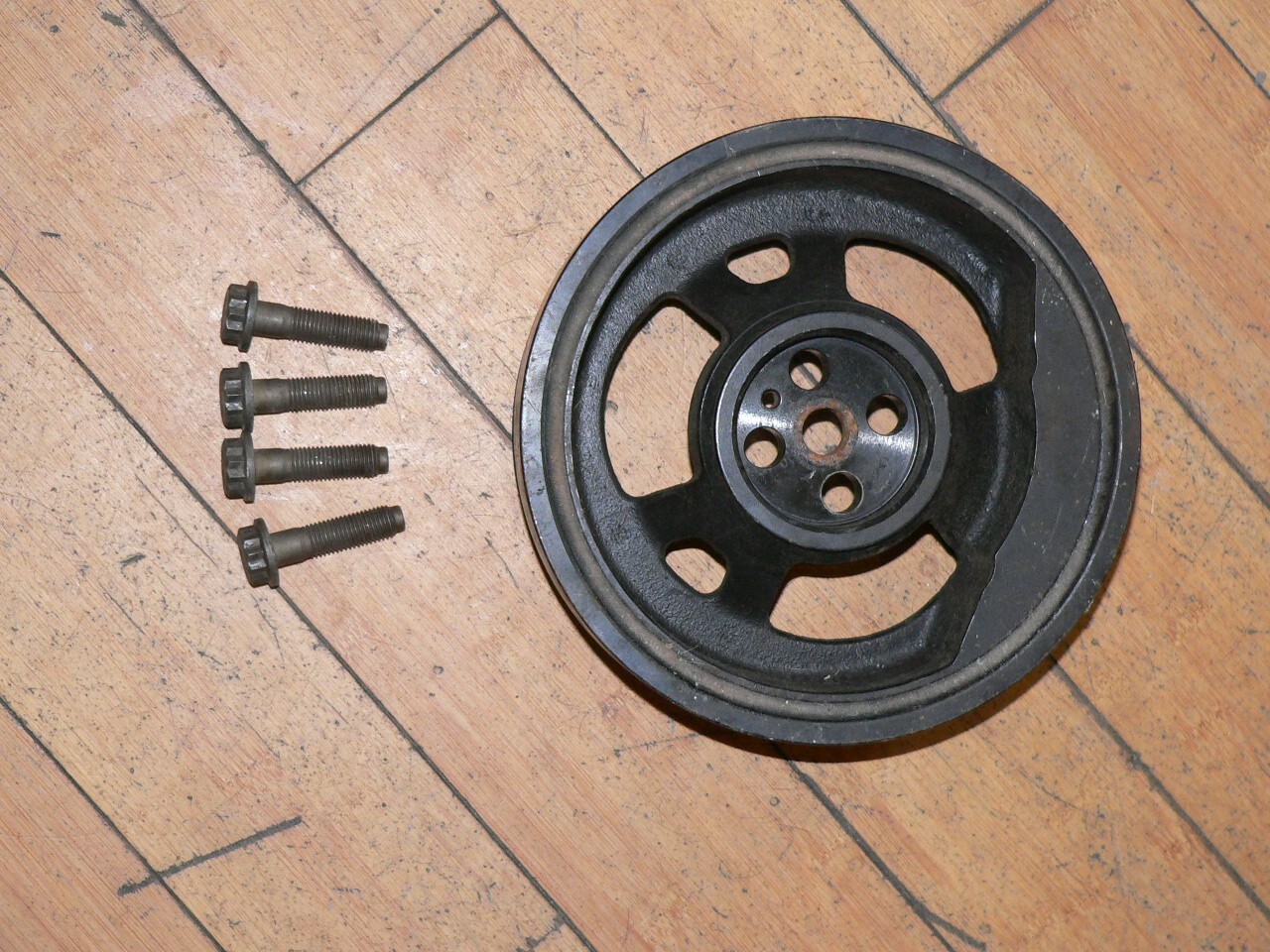 FORD F250 F350 SUPER DUTY 6.7 DIESEL HARMONIC BALANCER W/BOLTS 11 12 13