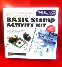 Parallax Basic Stamp Beginner Activity Kit #90005 Microcontroller Opened Box New