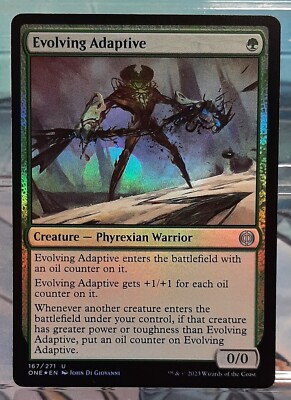 Magic - Evolving Adaptive - Uc/Foil/Kreatur - Phyrexia: Alles wird Eins - EN/NM