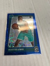 Scottie Lewis 2021-22 Optic Rated Rookie Blue Velocity Prizm Card #196